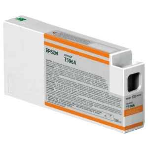 New, Pre-Owned - Epson T596A Orange Ink Cartridge