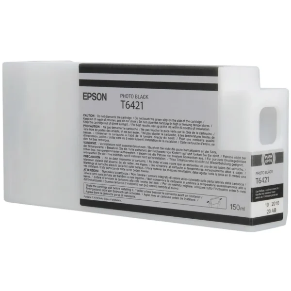 New, Pre-Owned - Epson T6421 Photo Black Ink Cartridge 150ml