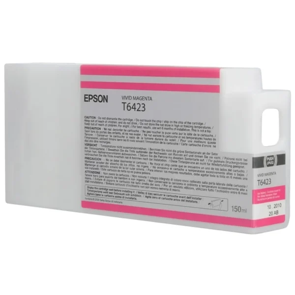 New, Pre-Owned - Epson T6423 Magenta 150ml Ink Cartridge