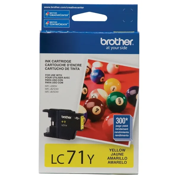 New, Pre-Owned - Brother LC71 Yellow Ink Cartridge