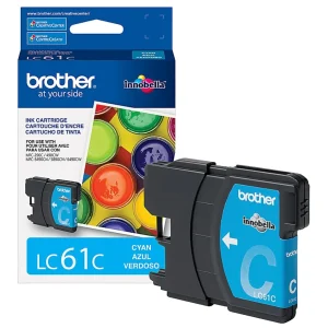 New, Pre-Owned - Brother LC61 Cyan Ink Cartridge