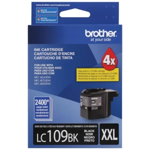 New, Pre-Owned - Brother LC109BK XXL Super High Yield Black Ink Cartridge