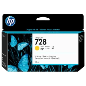 New, Pre-Owned - HP 728 130-ml (F9J65A) Yellow New, Pre-Owned - Ink Cartridge