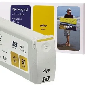 New, Pre-Owned - HP 81 Yellow (C4933A) Ink cartridge