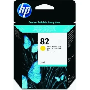 New, Pre-Owned - HP 82 28-ml (CH568A) Yellow Ink Cartridge