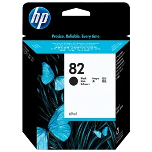 New, Pre-Owned - HP 82 69-ml (CH565A) Black Ink Cartridge