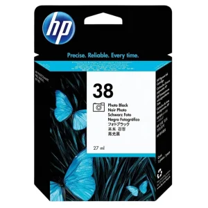 New, Pre-Owned - HP 38 Photo Black (C9413A) Ink Cartridge