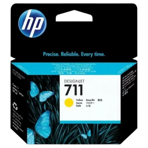New, Pre-Owned - HP 711 29-ml (CZ132A) Yellow DesignJet Ink Cartridge