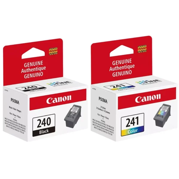 New, Pre-Owned - Canon PG-240, CL-241 Standard Yield Black & Color Inkjet Cartridges