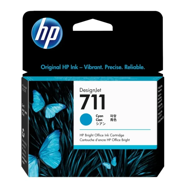 New, Pre-Owned - HP 711 29-ml (CZ130A) Cyan DesignJet Ink Cartridge