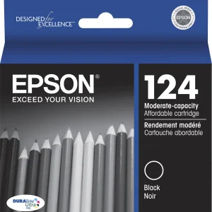 New, Pre-Owned - Epson 124 Black Ink Cartridge