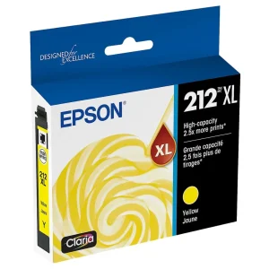 New, Pre-Owned - Epson 212XL High Capacity Ink Cartridge Yellow