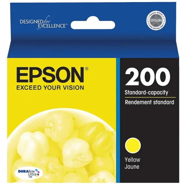 New, Pre-Owned - Epson 200 Standard Yield Yellow Ink Cartridge