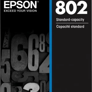 New, Pre-Owned - Epson 802 Black Standard Yield Ink Cartridge