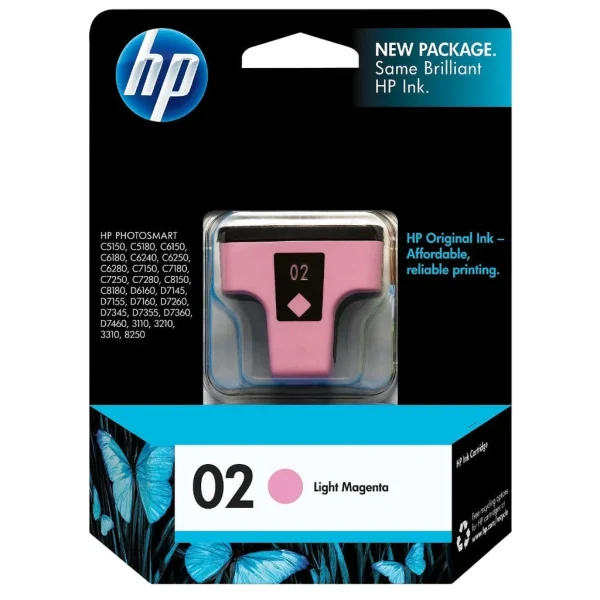 New, Pre-Owned - HP 02XL (C8776WN) Light Magenta Ink Cartridge