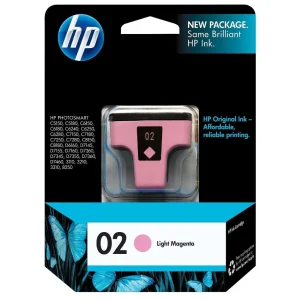 New, Pre-Owned - HP 02 (C8775WN) Light Magenta Ink Cartridge