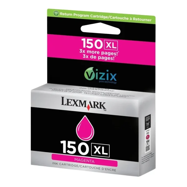 New, Pre-Owned - Lexmark #150XL Magenta Ink Cartridge