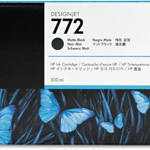 New, Pre-Owned - HP 772 300-ml Matte Black DesignJet Ink Cartridge, CN635A