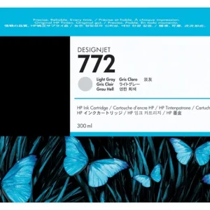 New, Pre-Owned - HP 772 300-ml Light Gray DesignJet Ink Cartridge, CN634A