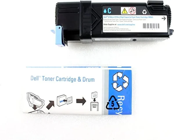 New, Pre-Owned - Dell High Yield Cyan Toner (CT201181) FM065
