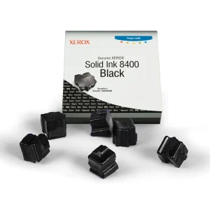 New, Pre-Owned - Xerox Solid Ink 8400 Black (6 sticks) (108R00608)