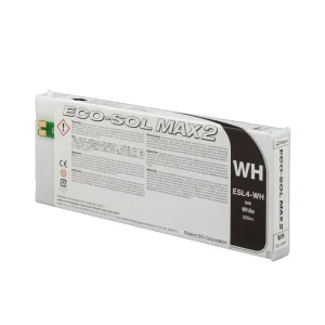 New, Pre-Owned - Roland ESL4 Eco-Sol White Ink Cartridges - 220 ML