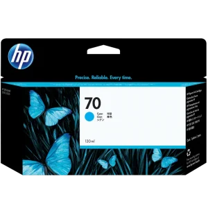 New, Pre-Owned - HP 70 130-ml (C9452A) Cyan Ink Cartridge