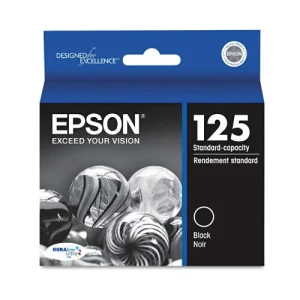 New, Pre-Owned - Epson 125 Black Ink Cartridge
