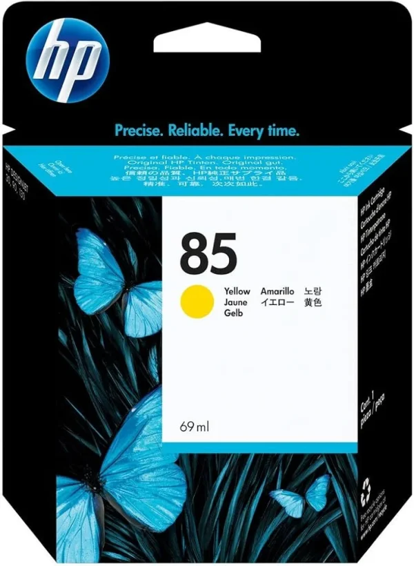 New, Pre-Owned - HP 85 Yellow Ink Cartridge ( C9427A )