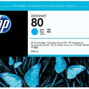 New, Pre-Owned - HP 80 (C4846A) Cyan Ink Cartridge