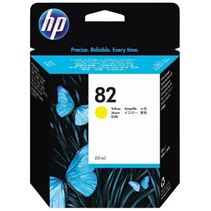 New, Pre-Owned - HP 82 69-ml (C4913A) Yellow Ink Cartridge