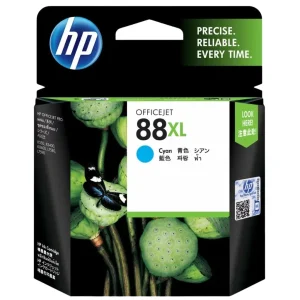 New, Pre-Owned - HP 88XL (C9391AN) Cyan High Yield Ink Cartridges