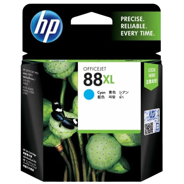New, Pre-Owned - HP 88XL (C9391AN) Cyan High Yield Ink Cartridges
