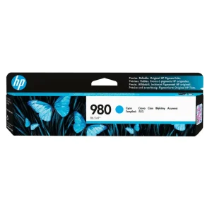 New, Pre-Owned - HP 980 D8J07A Cyan Ink Cartridge