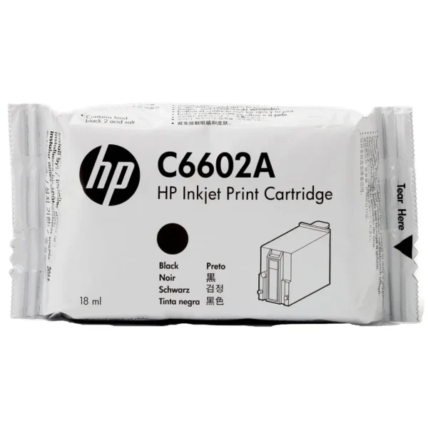New, Pre-Owned - HP C6602A Black Ink Cartridge