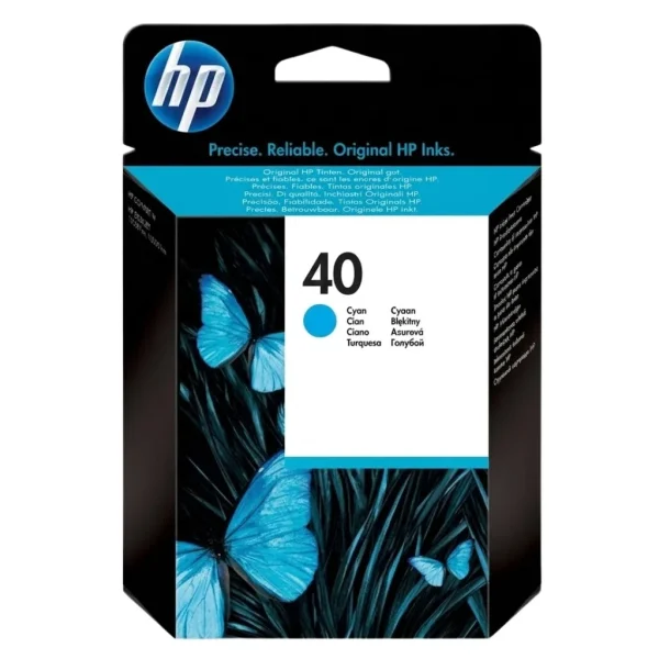 New, Pre-Owned - HP 40 Cyan (51640C) Ink Cartridge