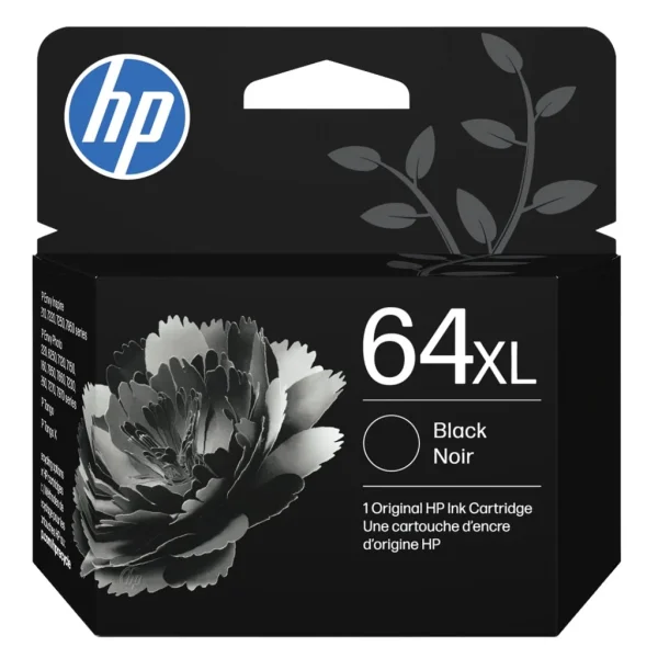 New, Pre-Owned - HP 64XL (N9J92AN) Black Ink Cartridge