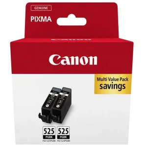 New, Pre-Owned - Canon PGI-525 Black Ink Cartridges- 2 Pack
