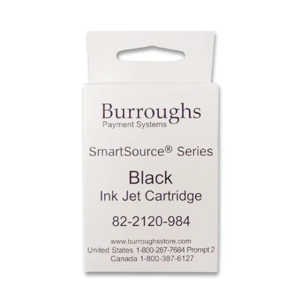 New, Pre-Owned - Burroughs SmartSource Series Black Ink Cartridge 82-2120-984