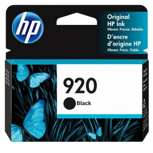 New, Pre-Owned - HP 920 (CD971AN) Black Ink Cartridges