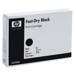 New, Pre-Owned - HP C6195A Fast Dry Black Ink Cartridges