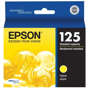 New, Pre-Owned - Epson 125 Yellow Ink Cartridge