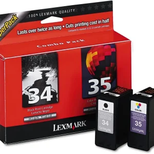 New, Pre-Owned - Lexmark #34/#35 Ink Cartridges, 18C0535 Combo Pack