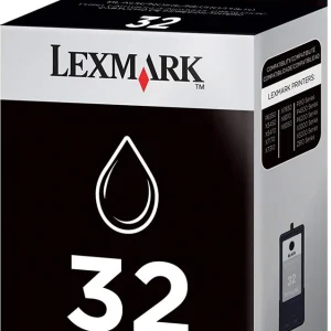 New, Pre-Owned - Lexmark 32 (18C0032) OEM Ink Cartridge Black