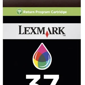 New, Pre-Owned - Lexmark 37 (18C2140) Color OEM New, Pre-Owned - Ink Cartridge