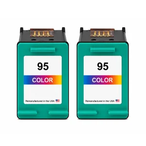 U.S. Remanufactured for HP 95 (C8766WN) Tri-Color Twin Pack Ink Cartridge