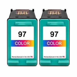U.S. Remanufactured for HP 97 (C9363WN) Color Twin Pack Ink Cartridges