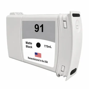 U.S. Remanufactured for HP 91 775mL (C9464A) Matte Black Ink Cartridge