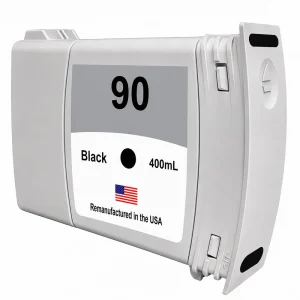 U.S. Remanufactured Ink Cartridge for HP 90 400mL (C5058A) Black