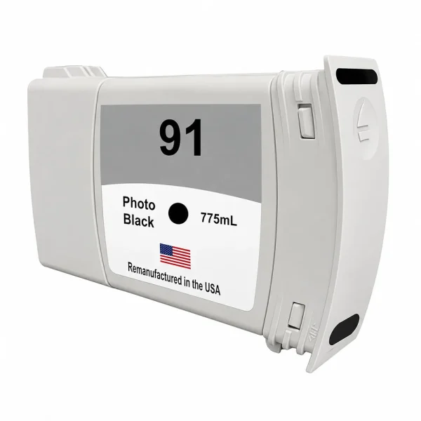 U.S. Remanufactured for HP 91 775mL (C9465A) Photo Black Ink Cartridge